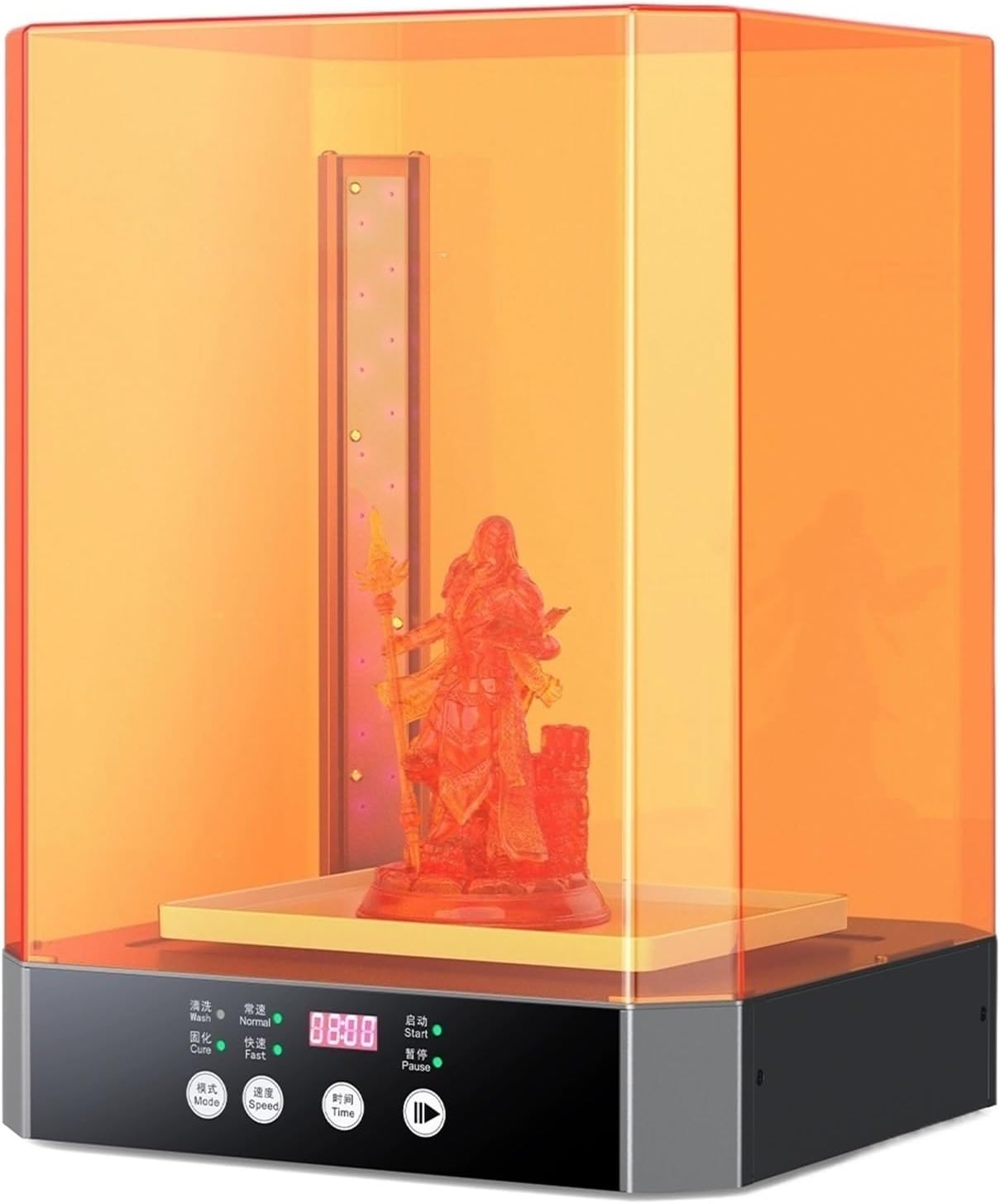 Large Resin Wash And Cure Station - CREALITY UW-03 3Dプリンター用樹脂洗浄・硬化機、大型VATと360度回転機能付き2-in-1ステーション ° 回転式ターンテーブル