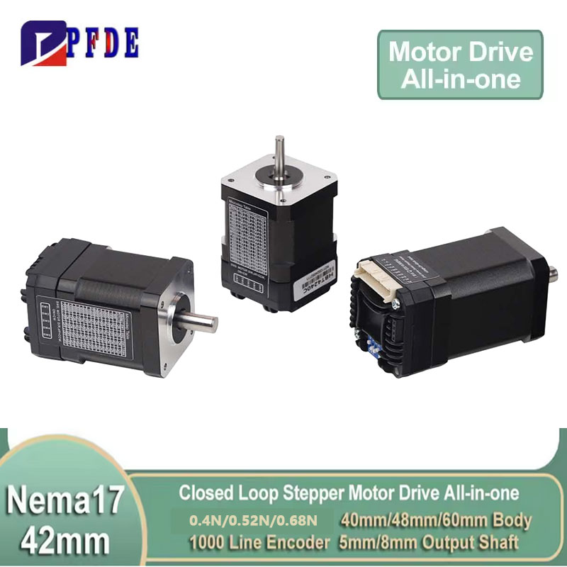 Closed Loop Stepper Motor Nema 17 - Nema17 クローズドループ ステッピング モーター 統合ドライブ オールインワン