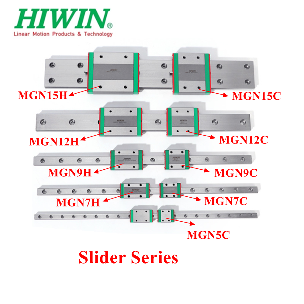 Linear Rail Mgn12H Set - HIWIN純正ミニチュアリニアガイドレールスライドブロックMGN5C MGN7C MGN7H MGN9C MGN9H MGN12C