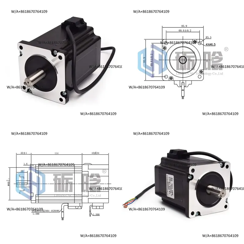 Closed Loop Stepper Motor Nema 17 - 2026年式高トルクNema 17/23/34 450A/450b/450cクローズドループ中空軸ステッピングモーター（CNCフライス盤用）