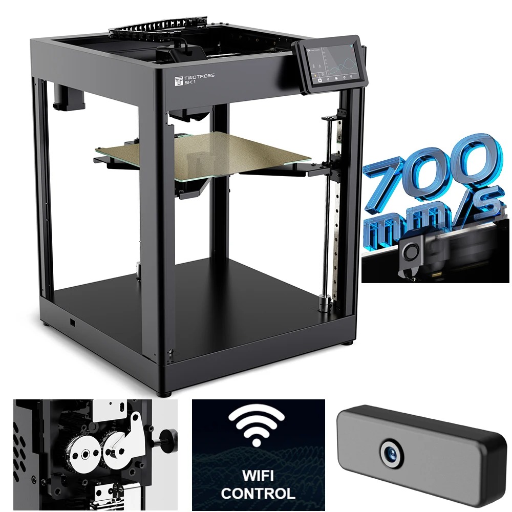 Corexy 3D Printer Kit - Twotrees SK1 高速3Dプリンター 高速印刷 ダイレクトエクストルージョン CoreXY