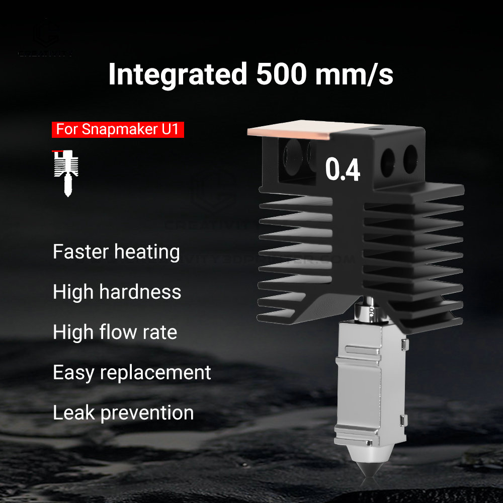 Snapmaker U1 ホットエンドキット 0.4mm 2 - High Flow Ceramic Hotend のレビューと価格