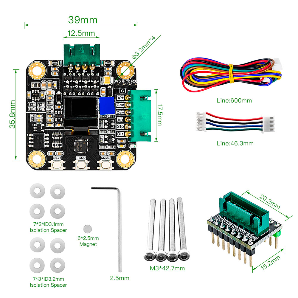 Makerbase-閉ループステッピングモータードライバー, - Closed Loop Stepper Motor Nema 17 のレビューと価格