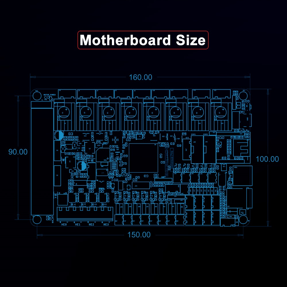 Bigtreetech-Octopus Pro 3Dプリンタ - Octopus Pro V1.1 Motherboard のレビューと価格